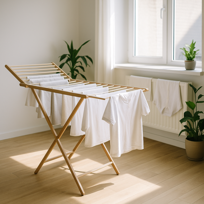 Ako správne sušiť prádlo bez sušičky