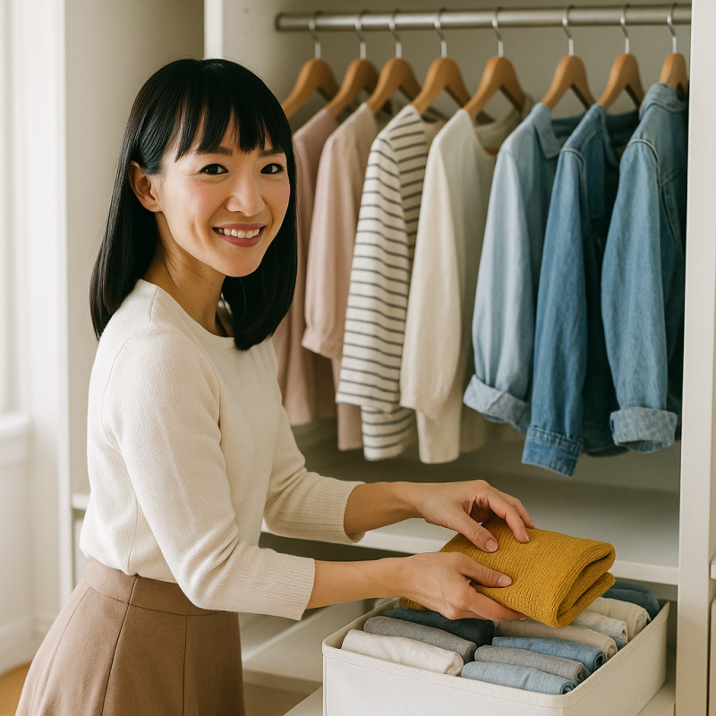 Rýchle Marie Kondo tipy pre šatník