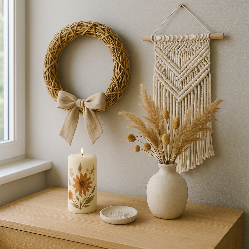 Handmade dekorácie do bytu: Štýlové a osobité riešenia